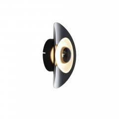 Kinkiet LED DIOP Chrom Czarny – ściemnialny, 8W, 3000K
