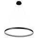 Lampa wisząca czarny ring 80 cm do salonu LED 26W CARLO Zuma Line