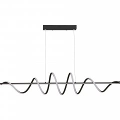 Lampa wisząca LED ESERO Czarna – spiralna forma 60W 4000K