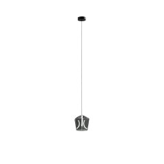 Lampa wisząca COLORE czarna dymiona – LED 6W zintegrowany