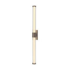 Kinkiet LED EDDIE Srebrny – zintegrowane LED 12W, IP44, 63 cm
