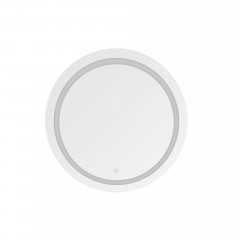 Lustro łazienkowe okrągłe LED 80 cm – ściemnianie, 3 barwy światła
