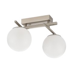 Plafon NEBULA na 2 punkty – biały mat, chrom, LED CCT