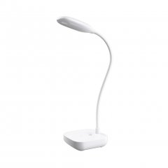 Lampa biurkowa LED Biurkowa Biała – 3 barwy światła, elastyczna szyja