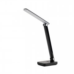 Lampa biurkowa LED Czarna – regulowana, 3 barwy światła 8W