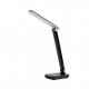 Lampa biurkowa LED Czarna – regulowana, 3 barwy światła 8W