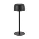 Lampa stołowa zewnętrzna LED POCO Czarna – bezprzewodowa, IP44