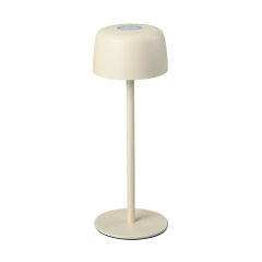 Lampa stołowa zewnętrzna LED POCO Beżowy – bezprzewodowa, IP44