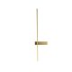 Kinkiet ARCO Złoty LED – minimalistyczna listwa ścienna 60 cm