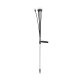 Lampa solarna ogrodowa SOLAR Czarny/Srebrny – LED 5 ramion wbijana
