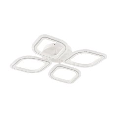 Plafon LED ILLUMIA Biały – 4 ramiona, ściemnianie pilotem