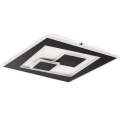 Plafon LED DUNK Biały / Czarny – 36W, barwa zmienna 3000–6000K