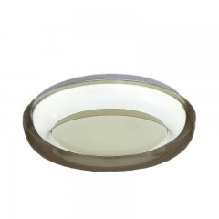 Plafon LED CANDORA Brązowy – 40W, ściemnianie i pilot