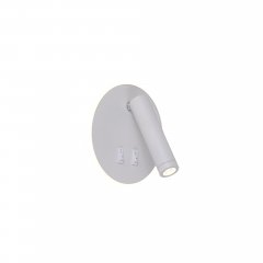 Kinkiet LED 5,5 / 2,5W z reflektorkiem i włącznikiem CIRCA W4107-WH Zuma Line