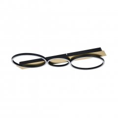 Lampa sufitowa LED 30W PRIMO CL231204-3BK + GD Zuma Line