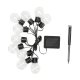 Girlanda solarna LED SOLAR – 10 kul, panel solarny, IP44